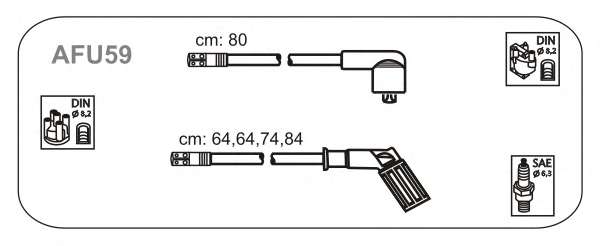 Комплект проводов зажигания