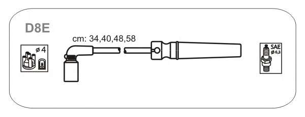 Комплект проводов зажигания