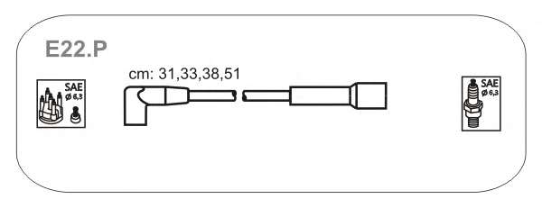 Комплект проводов зажигания