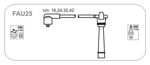 Комплект проводов зажигания