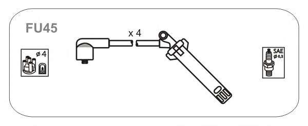 Комплект проводов зажигания
