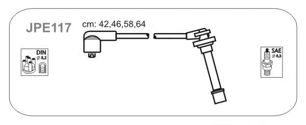 Комплект проводов зажигания