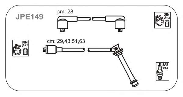 Комплект проводов зажигания
