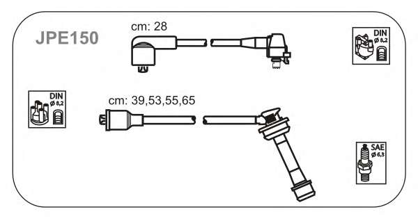 Комплект проводов зажигания