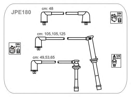 Комплект проводов зажигания