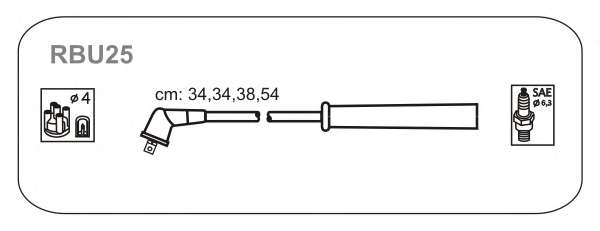 К-кт проводів Renault Megane 1,6E.1,6I.Clio 1,4