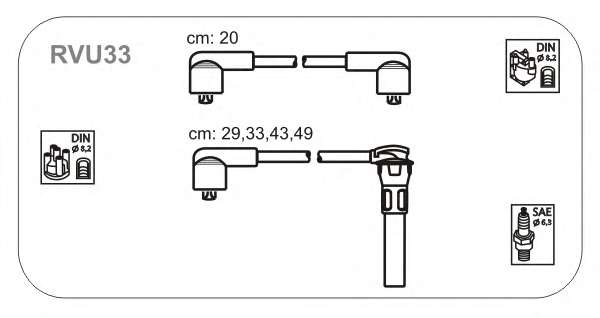 Комплект проводов зажигания