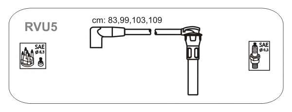 Комплект проводов зажигания