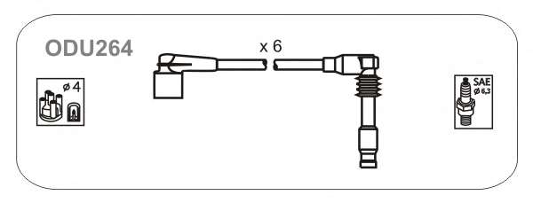Комплект проводов зажигания