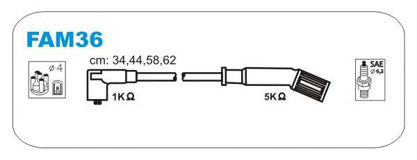 Комплект проводов зажигания