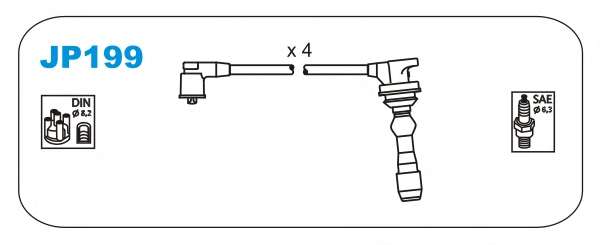 Комплект проводов зажигания