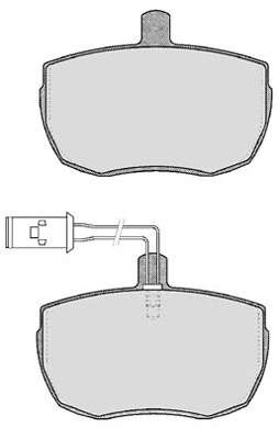 Комплект тормозных колодок, дисковый тормоз