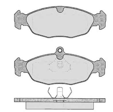 Комплект тормозных колодок, дисковый тормоз