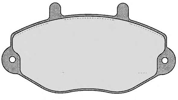 Комплект тормозных колодок, дисковый тормоз