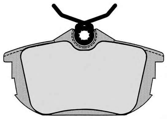 Комплект тормозных колодок, дисковый тормоз