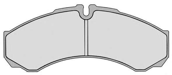 Комплект тормозных колодок, дисковый тормоз
