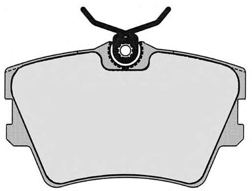 Комплект тормозных колодок, дисковый тормоз