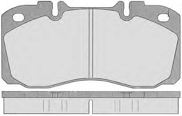 Комплект тормозных колодок, дисковый тормоз