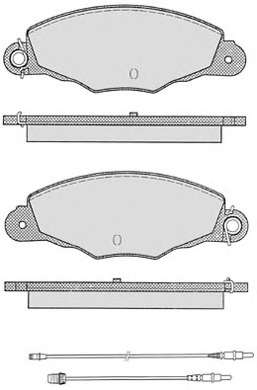 Комплект тормозных колодок, дисковый тормоз
