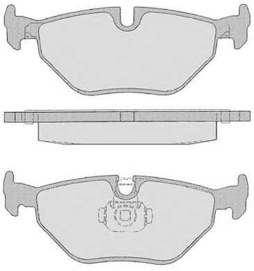 Комплект тормозных колодок, дисковый тормоз