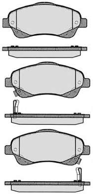 Комплект тормозных колодок, дисковый тормоз