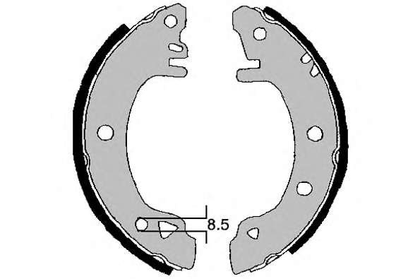 Комплект тормозных колодок