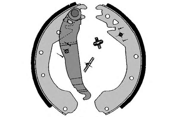 Комплект тормозных колодок