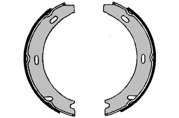 Комплект тормозных колодок, стояночная тормозная система