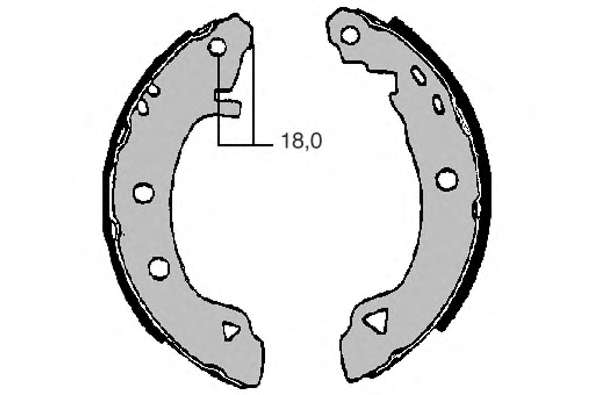 Комплект тормозных колодок