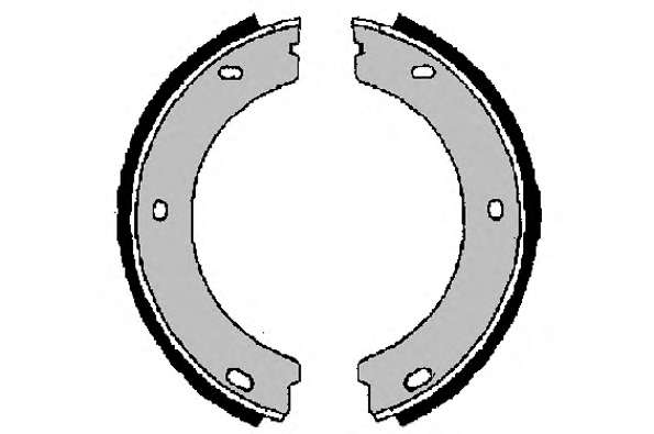 Комплект тормозных колодок, стояночная тормозная система