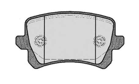 Комплект тормозных колодок, дисковый тормоз