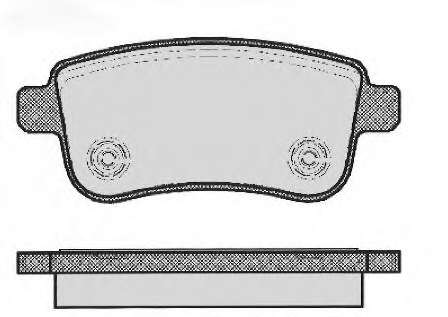 Комплект тормозных колодок, дисковый тормоз