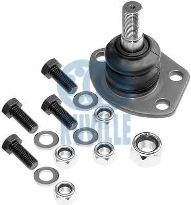 Кульова опора, передня вісь