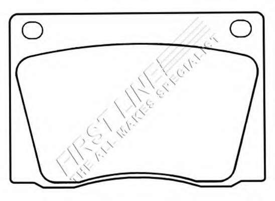 Комплект тормозных колодок, дисковый тормоз