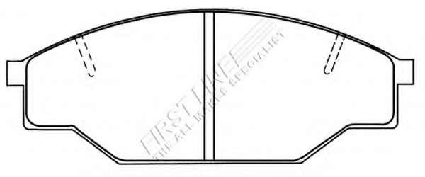 Комплект тормозных колодок, дисковый тормоз