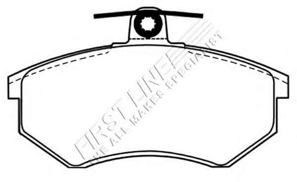 Комплект тормозных колодок, дисковый тормоз