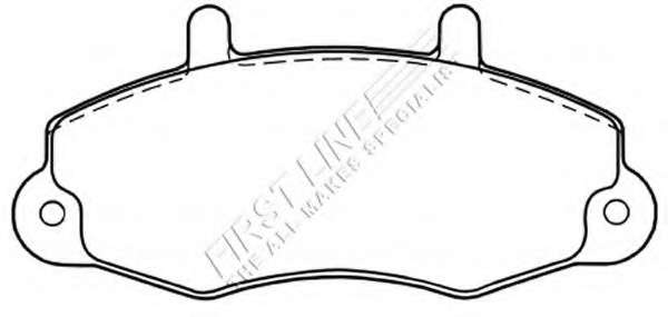 Комплект тормозных колодок, дисковый тормоз