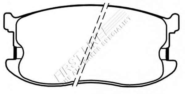 Комплект тормозных колодок, дисковый тормоз
