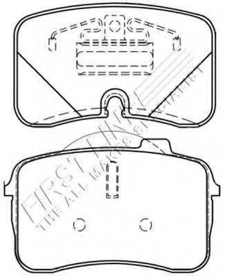 Комплект тормозных колодок, дисковый тормоз