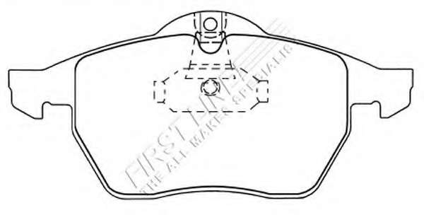 Комплект тормозных колодок, дисковый тормоз