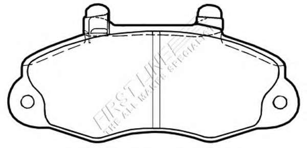 Комплект тормозных колодок, дисковый тормоз