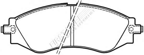 Комплект тормозных колодок, дисковый тормоз