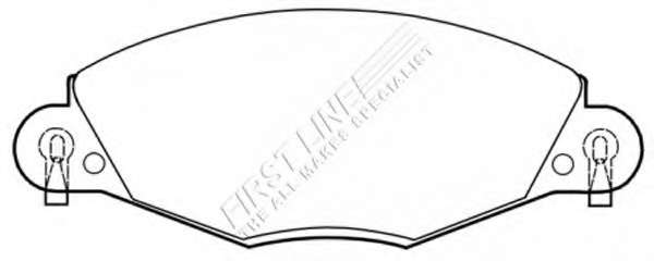 Гальмівні колодки, дискове гальмо (набір)