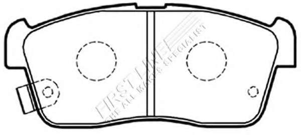 Комплект тормозных колодок, дисковый тормоз