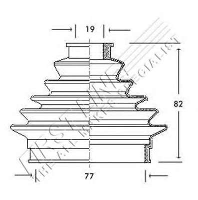 Пыльник, приводной вал