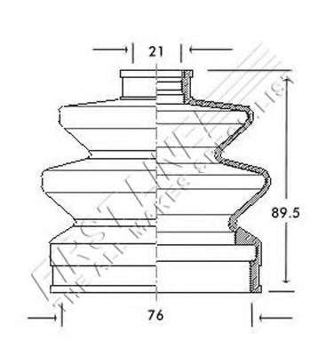 Пыльник, приводной вал