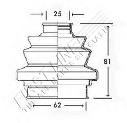 Пыльник, приводной вал