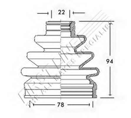 Пыльник, приводной вал