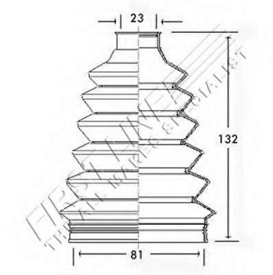 Пыльник, приводной вал