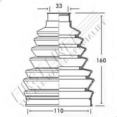 Пыльник, приводной вал